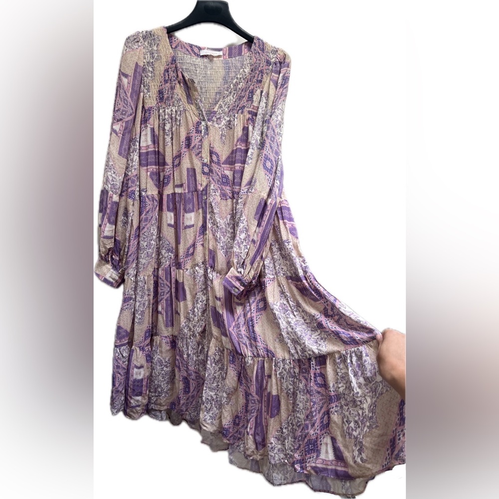 Olivaceous | Flowy Floral Dress